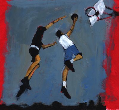 Basketball Players by Paul Powis